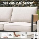 Grand patio 5-Piece Outdoor Furniture Set, 5 Seats Wicker Sofa Conversation Set ... - Image 6