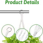 Macrame Plant Hanger 2 Pack Hanging Planters Baskets for Indoor Plant Boho Hangi... - Image 5