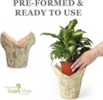 Premium 6” AZA Plant Pot Covers, Decorative Plant Sleeve for Indoor & Outdoor Ho... - Image 3