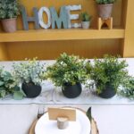 Winlyn Set of 3 Small Potted Faux Plants 8" Artificial Eucalyptus Rosemary Boxwo... - Image 7