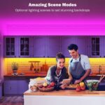 Leeleberd 65.6 ft Led Lights for Bedroom, Bluetooth Smart APP Control 5050 RGB C... - Image 6