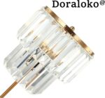Bedside Lamp for Bedroom, Gold Crystal Table Lamp 18 Inches, Tiffany Clear Cryst... - Image 4