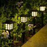 SOLPEX Solar Outdoor Lights,12 Pack Solar Path Lights, Walkway Lights Outdoor, G... - Image 7