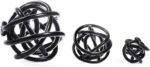 Luxury Lane Hand Blown Infinity Knot Sommerso Decorative Glass Ball for Bowls Ho... - Image 3
