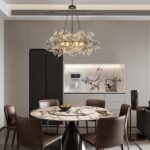 31.5" Black Tree Branch Chandelier, 6-Light Modern Crystal Chandelier, Luxury Ro... - Image 4