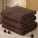 PHF Chenille Waffle Knit Throw Blanket- Plush Warm & Cozy 50" x 60" Ultra Soft B... - Image 6