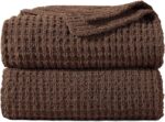 PHF Chenille Waffle Knit Throw Blanket- Plush Warm & Cozy 50" x 60" Ultra Soft B... - Image 7