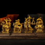 Taurus – Taurus Bull Zodiac Sign Brass Sculpture – Solid Handcrafted Retro Figur... - Image 5