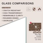 Scalloped 11x14 Picture Frame, Real Glass Wood Frame with Reversible Mat for 5x7... - Image 6