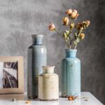 CwlwGO- Ceramic Vase Set of 3, Small Flower Vases for Home Decoration, Modern Fa... - Image 4