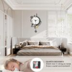 FLEBLE Extra Large Wall Clock for Living Room Decor Modern Wall Clocks Decorativ... - Image 5