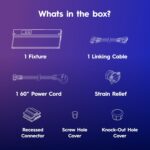 GE Cync Reveal HD+ Smart Undercabinet Light Fixture, Color Changing Undercab Lig... - Image 6