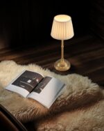 KDG Portables Cordless Table Lamp, Fabric Shade Desk Lamp, 4000mAh Rechargeable ... - Image 5