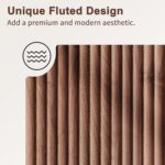 Memobarco Fluted Buffet Cabinet with Storage Accent Sideboard,Modern Credenza wi... - Image 6