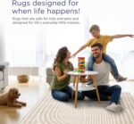 Abani Area Rug for Living Room -Nuevo 4' x 6' Beige Arch Pattern Area Rug, Soft ... - Image 6