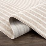 Abani Area Rug for Living Room -Nuevo 4' x 6' Beige Arch Pattern Area Rug, Soft ... - Image 8