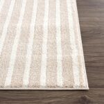 Abani Area Rug for Living Room -Nuevo 4' x 6' Beige Arch Pattern Area Rug, Soft ... - Image 9