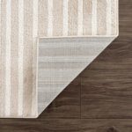 Abani Area Rug for Living Room -Nuevo 4' x 6' Beige Arch Pattern Area Rug, Soft ... - Image 10