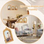 3 Pcs Vintage Picture Frames Antique Set Baroque Ornate Gold Arched Photo Frames... - Image 7