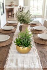 Briful Fake Succulents in Gold Metal Pot, Artificial Succulent Plants Arrangemen... - Image 5