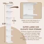 7 Tier Wall Shelf Unit, Floating Shelves for Storage Home Display, Versatile Lac... - Image 4