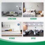 Wall Clock 12 Inch Non-Ticking Silent Modern Simple Style Round Decor Clock Gold... - Image 6