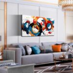 Abstract Wall Art Large Canvas Prints Modern Living Room Bedroom Home Office Wal... - Image 4