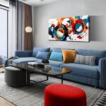 Abstract Wall Art Large Canvas Prints Modern Living Room Bedroom Home Office Wal... - Image 8