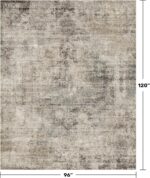 Washable Area Rug 8x10 for Living Room - Ultra-Soft Vintage Distressed Farmhouse... - Image 3