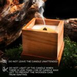 Soy Wax Scented Candles for Home 60 Hour Burn Time – Gift Wood Wicked Soy Candle... - Image 6
