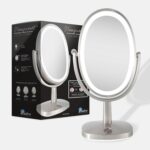 Zadro Newport 10" by 18" Oval LED Lighted Makeup Mirror with Magnification 5X/1X... - Image 12