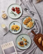 famiware Star Dinner Plates for 6, 10 inches Plate Set, Scratch Resistant, Stone... - Image 7