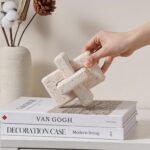 3-Link Knot Resin Travertine Decor, Coffee Table Decor, Book Shelf Entry Table D... - Image 7