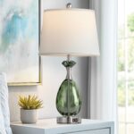Coastal Glass Table Lamps Set of 2, 3-Way Dimmable Touch Control Nautical Lamp w... - Image 4