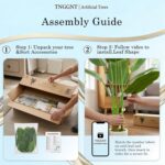 Artificial Bird of Paradise Plant：5FT Fake Traveler’s Palm Faux Banana Tree Elep... - Image 6