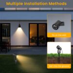 Low Voltage Landscape Lighting,10 Pack Outdoor LED Landscape Spotlights with Tra... - Image 6