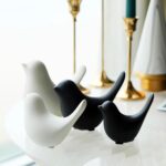 Small Animal Statues, White Bird Figurines Home Decor, Modern Home Decorative, C... - Image 7