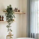 LOYWREE Small Artificial Hanging Mandala Plant with Pot Faux Plants Indoor Fake ... - Image 5