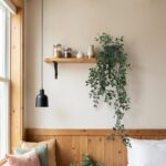LOYWREE Small Artificial Hanging Mandala Plant with Pot Faux Plants Indoor Fake ... - Image 6