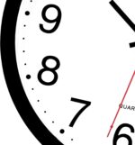 Foxtop Black Wall Clock Silent Non-Ticking 12 Inch Quartz Battery Operated Round... - Image 6