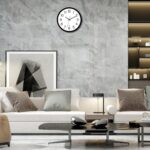Foxtop Black Wall Clock Silent Non-Ticking 12 Inch Quartz Battery Operated Round... - Image 7