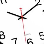 Foxtop Black Wall Clock Silent Non-Ticking 12 Inch Quartz Battery Operated Round... - Image 10