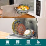 vancasso 18-Piece Dinnerware Sets,Ceramic Plates and Bowls Sets Service for 6, B... - Image 5