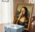 Gold Framed Luxury Bathroom Wall Art Mona Lisa Poster Aesthetic Picture Canvas P... - Image 5