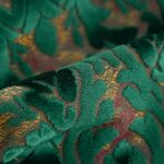 Alerfa Boho Green Floral Throw Pillow Cover 18x18 Inch Cut Velvet Sqaure Luxury ... - Image 6