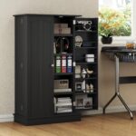 HOMCOM 41" Kitchen Pantry Storage Cabinet, Freestanding Kitchen Cabinet with 12 ... - Image 7