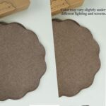 AHHFSMEI Round Faux Linen Placemats Set of 4 Heat Resistant Non-Slip Stain Proof... - Image 8
