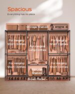 CASAMAYA Clothes Rack, Portable Closet, 80.7 Inch Extra Large Capacity Wardrobe ... - Image 5