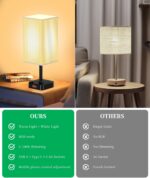 cozoo Bluetooth/WiFi RGB & USB Bedside Table Lamp with 3 USB Charging Ports and ... - Image 7
