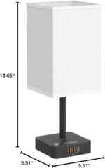 cozoo Bluetooth/WiFi RGB & USB Bedside Table Lamp with 3 USB Charging Ports and ... - Image 8